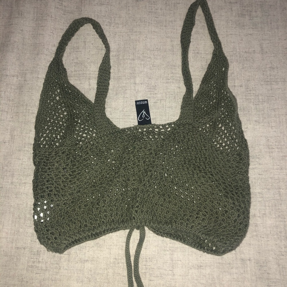 Crochet Ruched Top - Picture 2 of 3